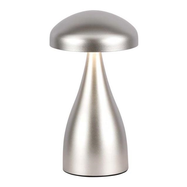 LED Himmennettävä ladattava kosketuspöytävalaisin LED/1W/5V 3000-6000K 1800 mAh hopea