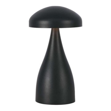 LED Himmennettävä ladattava kosketuspöytävalaisin LED/1W/5V 3000-6000K 1800 mAh musta