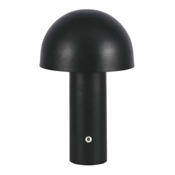 LED Himmennettävä ladattava kosketuspöytävalaisin LED/1W/5V 3000-6000K 1800 mAh musta
