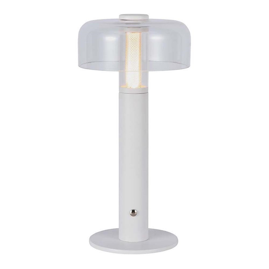 LED Himmennettävä ladattava kosketuspöytävalaisin LED/1W/5V 3000K 1800 mAh valkoinen+