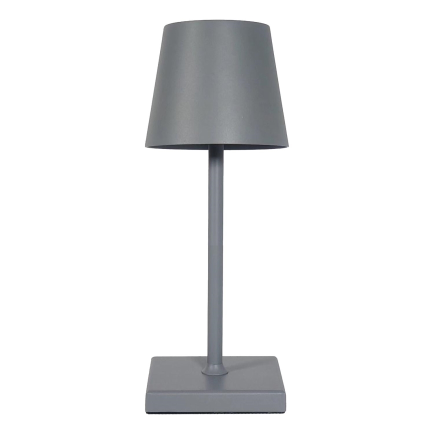 LED Himmennettävä ladattava kosketuspöytävalaisin LED/3,5W/5V 5200mAh harmaa