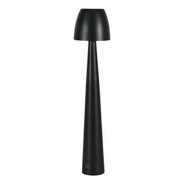 LED Himmennettävä ladattava kosketuspöytävalaisin LED/3W/5V 3000-6000K 1800 mAh musta