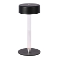 LED Himmennettävä ladattava kosketuspöytävalaisin LED/3W/5V 3000-6000K 2400 mAh musta
