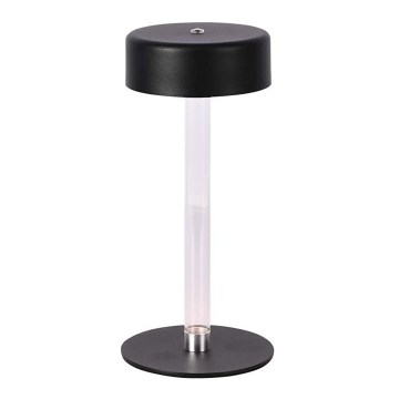 LED Himmennettävä ladattava kosketuspöytävalaisin LED/3W/5V 3000-6000K 2400 mAh musta