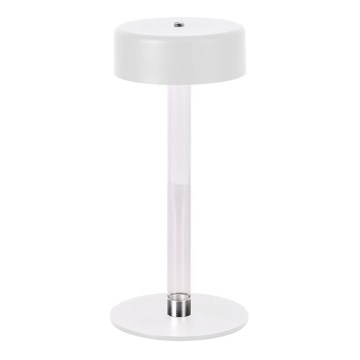 LED Himmennettävä ladattava kosketuspöytävalaisin LED/3W/5V 3000-6000K 2400 mAh valkoinen
