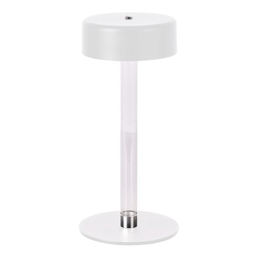 LED Himmennettävä ladattava kosketuspöytävalaisin LED/3W/5V 3000-6000K 2400 mAh valkoinen