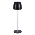 LED Himmennettävä ladattava kosketuspöytävalaisin LED/3W/5V 3000K 1800 mAh musta