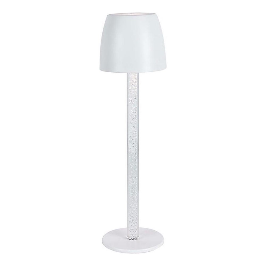 LED Himmennettävä ladattava kosketuspöytävalaisin LED/3W/5V 3000K 1800 mAh valkoinen