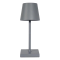 LED himmennettävä ladattava kosketuspöytävalaisin TABLO LED/3,5W/5V 5200mAh harmaa