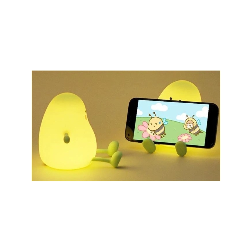 LED Himmennettävä ladattava lasten yövalo LED/1W/5V 3000K 800 mAh mango