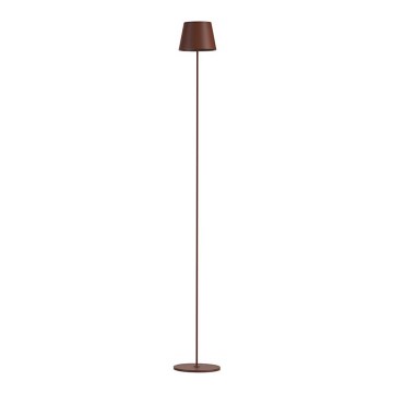 LED Himmennettävä ladattava lattiavalaisin 3in1 LED/4W/5V 4400 mAh 3000K IP54 ruskea