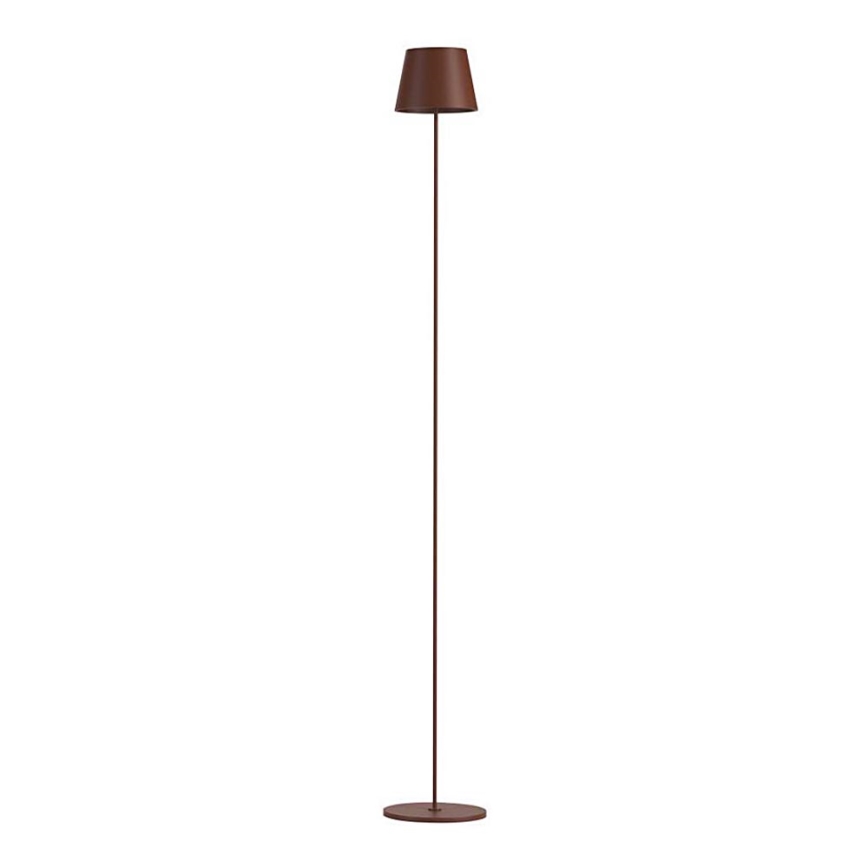 LED Himmennettävä ladattava lattiavalaisin 3in1 LED/4W/5V 4400 mAh 3000K IP54 ruskea