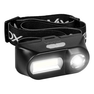 LED Himmennettävä ladattava otsalamppu 2xLED/5V IPX4 250 kiiltävä 2000 mAh