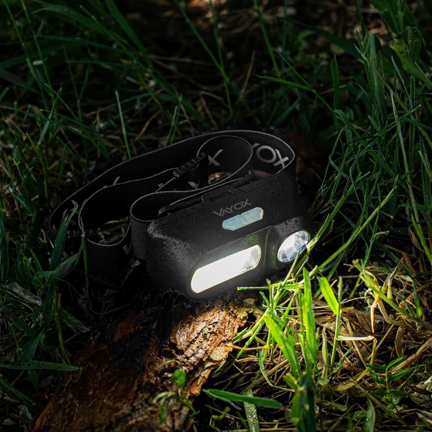 LED Himmennettävä ladattava otsalamppu 2xLED/5V IPX4 250 kiiltävä 2000 mAh