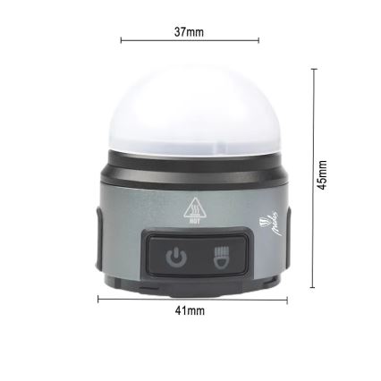 LEDHimmennettävä ladattava otsalamppu LED/8W/5V IP42 210 lm 800 mAh