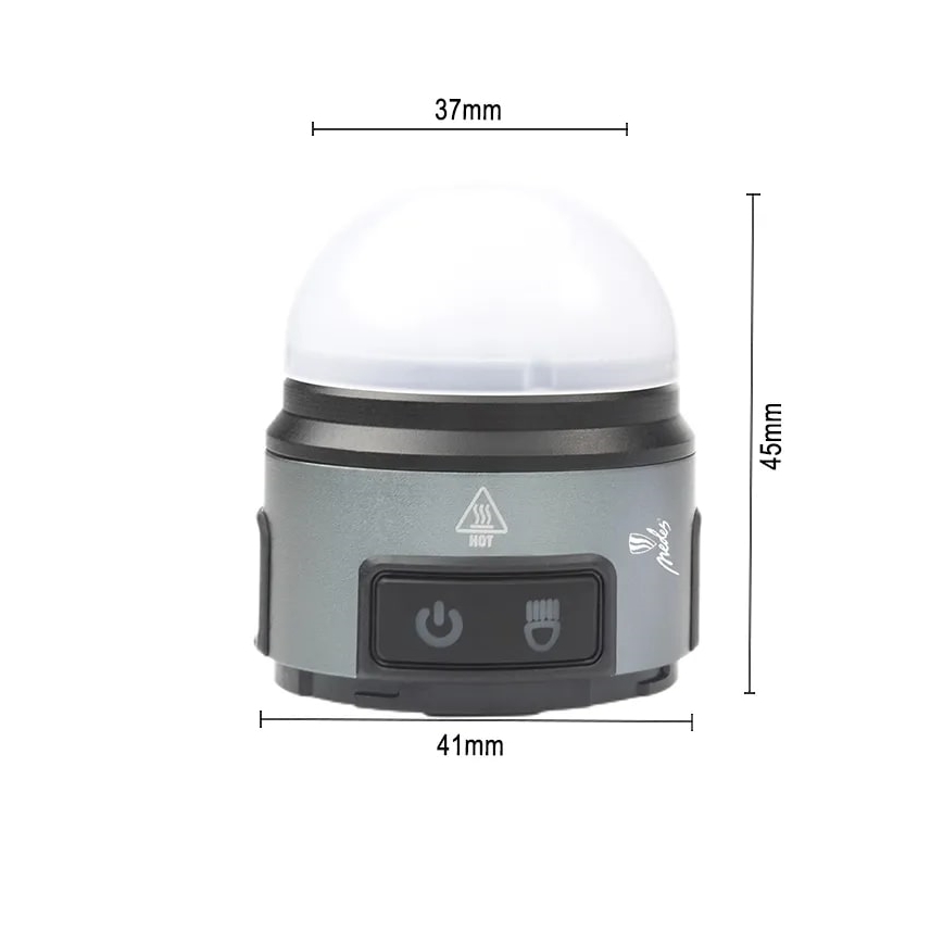 LEDHimmennettävä ladattava otsalamppu LED/8W/5V IP42 210 lm 800 mAh