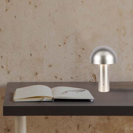 LED himmennettävä ladattava kosketuspöytälamppu LED/1W/5V 3000-6000K 1800 mAh kulta