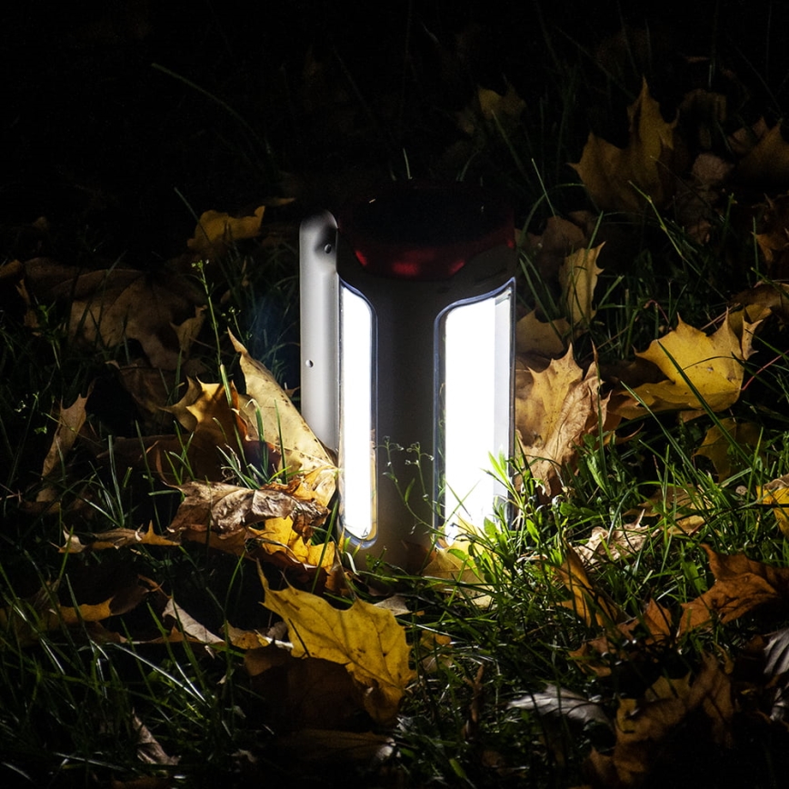 LED Himmennettävä ladattava taskulamppu 2in1 virta pankki -toiminto LED/5W/230V 3500 mAh
