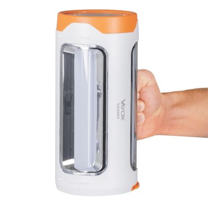 LED Himmennettävä ladattava taskulamppu 2in1 virta pankki -toiminto LED/5W/230V 3500 mAh