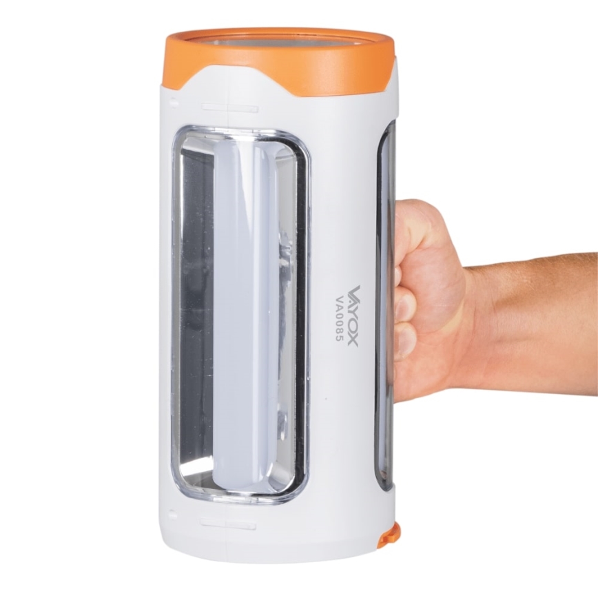 LED Himmennettävä ladattava taskulamppu 2in1 virta pankki -toiminto LED/5W/230V 3500 mAh