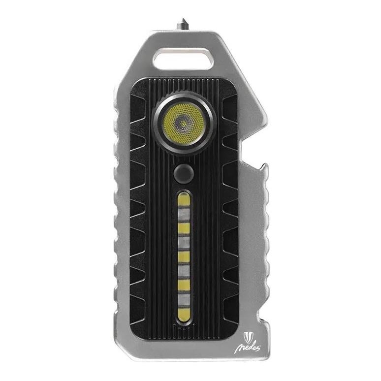 LED Himmennettävä ladattava taskulamppu LED/1W/5V IP44 400 mAh 50 lm