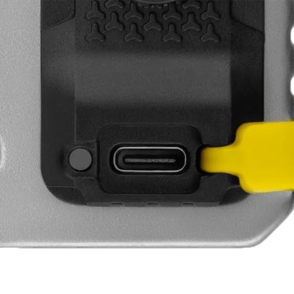 LED Himmennettävä ladattava taskulamppu LED/1W/5V IP44 400 mAh 50 lm