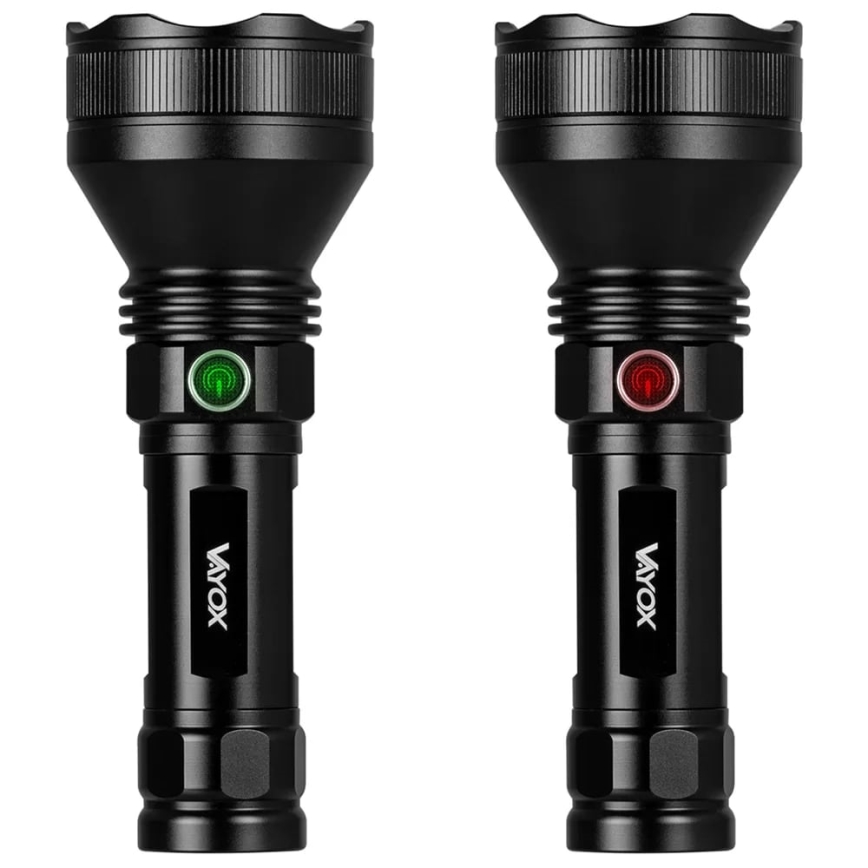 LED Himmennettävä ladattava taskulamppu LED/20W/5V IPX5 1900 kiiltävä 5000 mAh