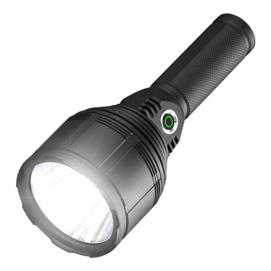 LED Himmennettävä ladattava taskulamppu LED/30W/5V IPX7 3000 kiiltävä 4200 mAh