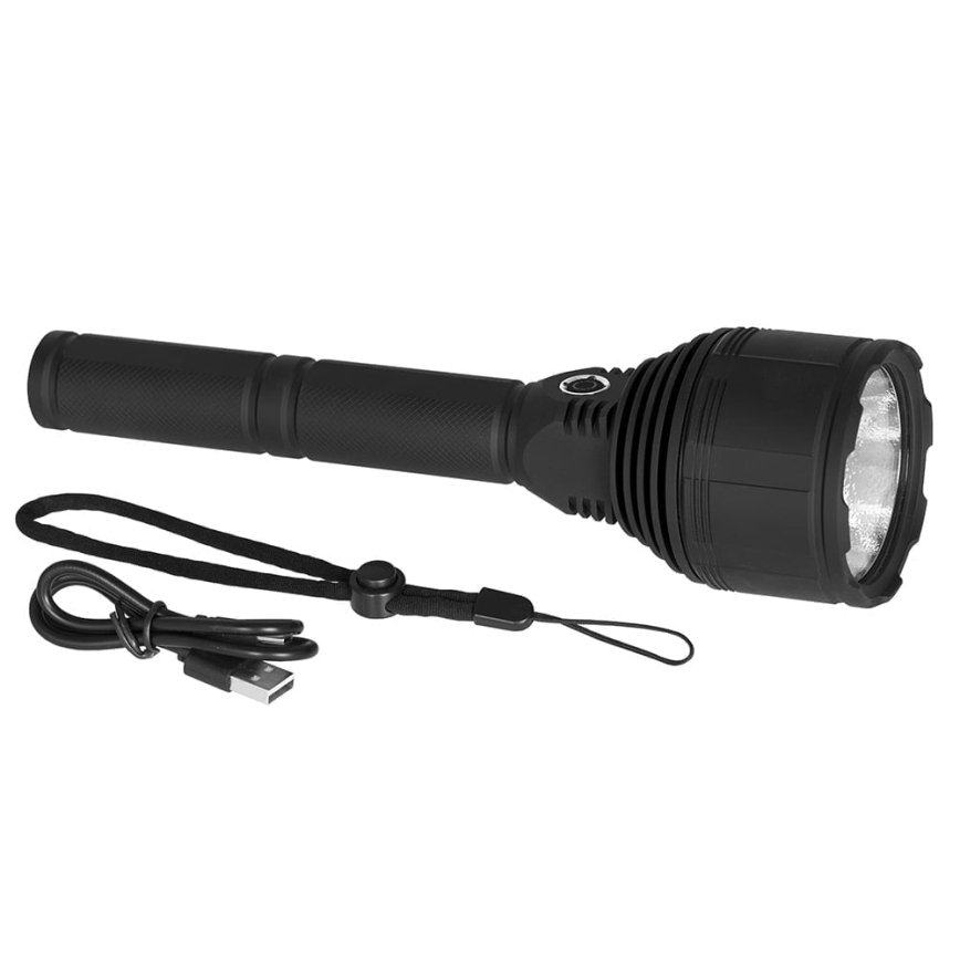 LED Himmennettävä ladattava taskulamppu LED/30W/5V IPX7 3000 kiiltävä 8400 mAh