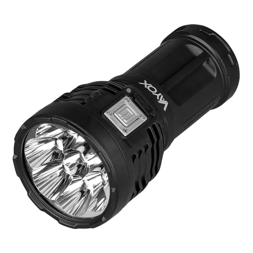 LED Himmennettävä ladattava taskulamppu LED/5V IPX4 600 kiiltävä 1200 mAh