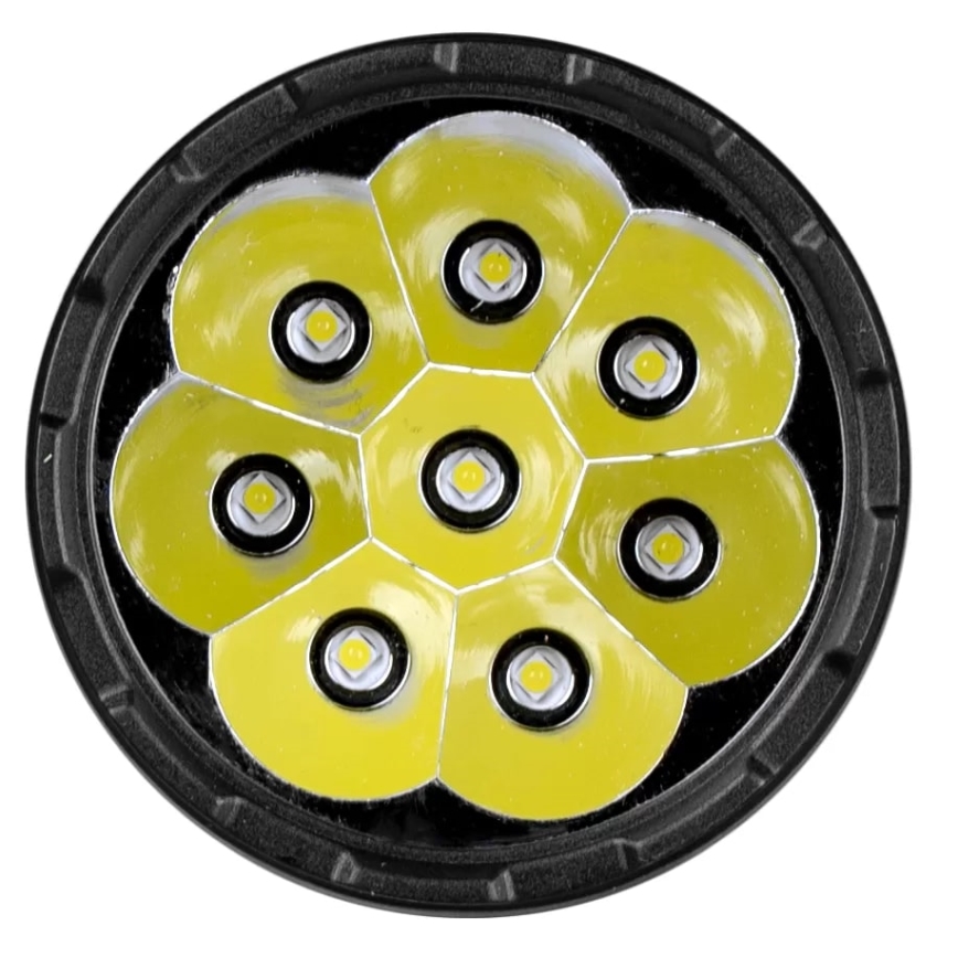 LED Himmennettävä ladattava taskulamppu LED/5V IPX4 600 kiiltävä 1200 mAh