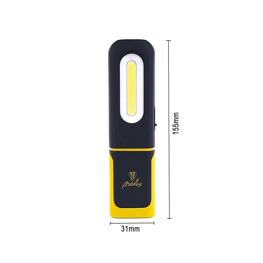 LED Himmennettävä ladattava taskulamppu LED/8W/5V IP44 420 lm 1200 mAh