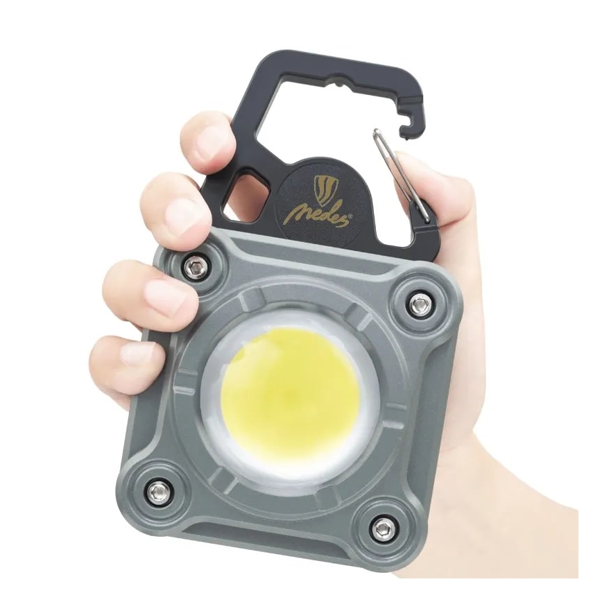LED Himmennettävä ladattava työvalo LED/15W/5V IPX4 1000 lm 2000 mAh