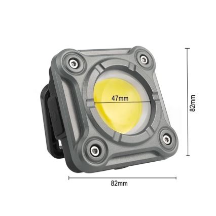 LED Himmennettävä ladattava työvalo LED/15W/5V IPX4 1000 lm 2000 mAh