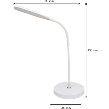 LED Himmennettävä lamppu 3in1 LED/10W/230V 3000/4000/6000K CRI 90 valkoinen