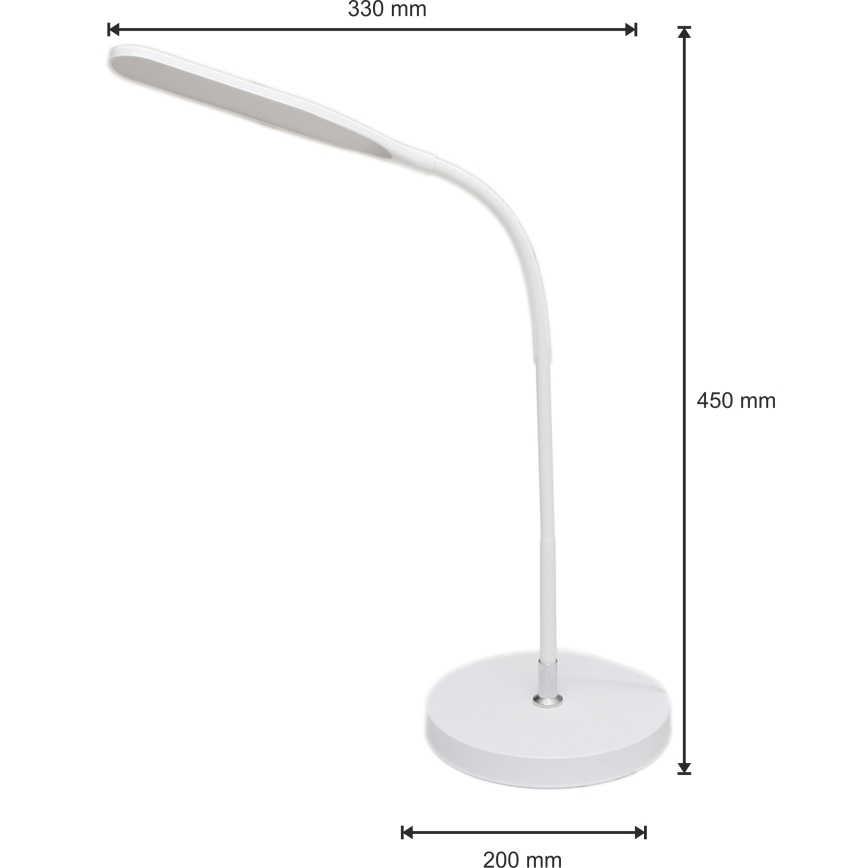 LED Himmennettävä lamppu 3in1 LED/10W/230V 3000/4000/6000K CRI 90 valkoinen