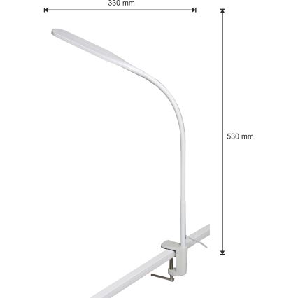 LED Himmennettävä lamppu 3in1 LED/10W/230V 3000/4000/6000K CRI 90 valkoinen