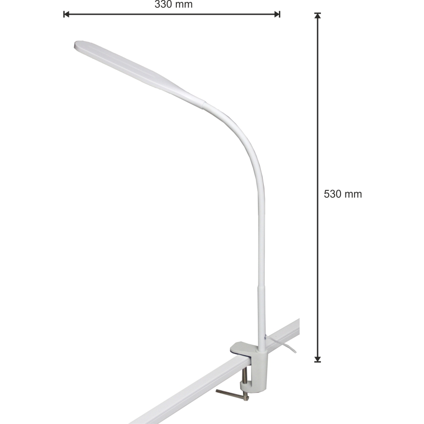 LED Himmennettävä lamppu 3in1 LED/10W/230V 3000/4000/6000K CRI 90 valkoinen