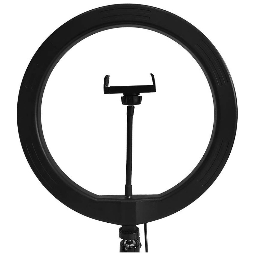LED Himmennettävä lamppu jalustalla ja pidikkeellä vloggaamiseen LED/10W/5V 3200-5500K