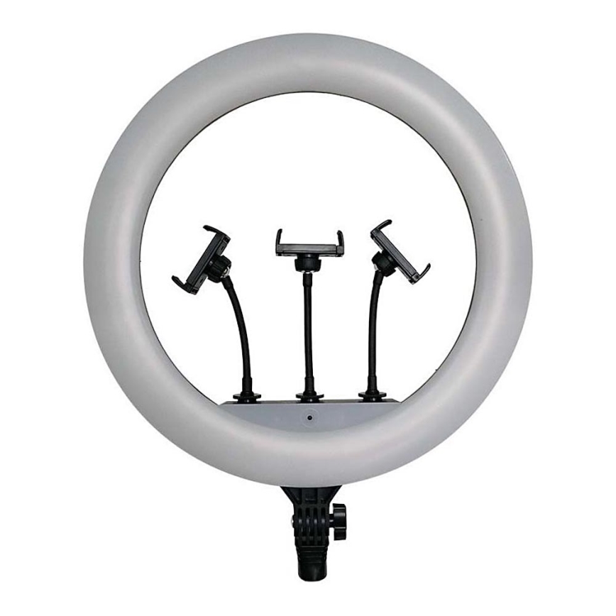 LED Himmennettävä lamppu telineen kanssa ja pidike vloggaamiseen LED/55W/230V CRI 90 + kauko-ohjaus