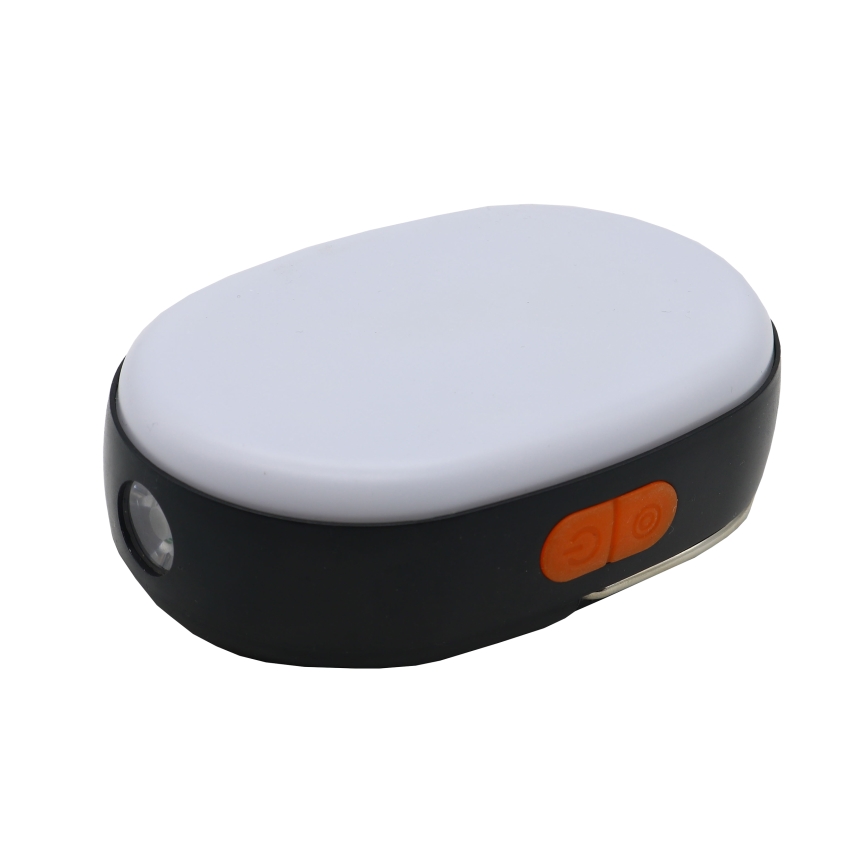 LED Himmennettävä ladattava lamppu virta pankki -toiminto K4 LED/1W/5V 3000-6500K IPX4 4000 mAh musta