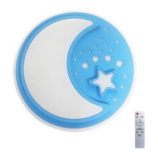 LED Himmennettävä lasten kattovalaisin NOTTE LED/40W/230V + kauko-ohjaus