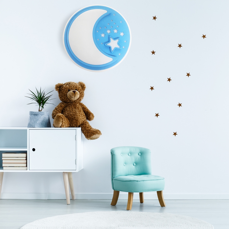 LED Himmennettävä lasten kattovalaisin NOTTE LED/40W/230V + kauko-ohjaus