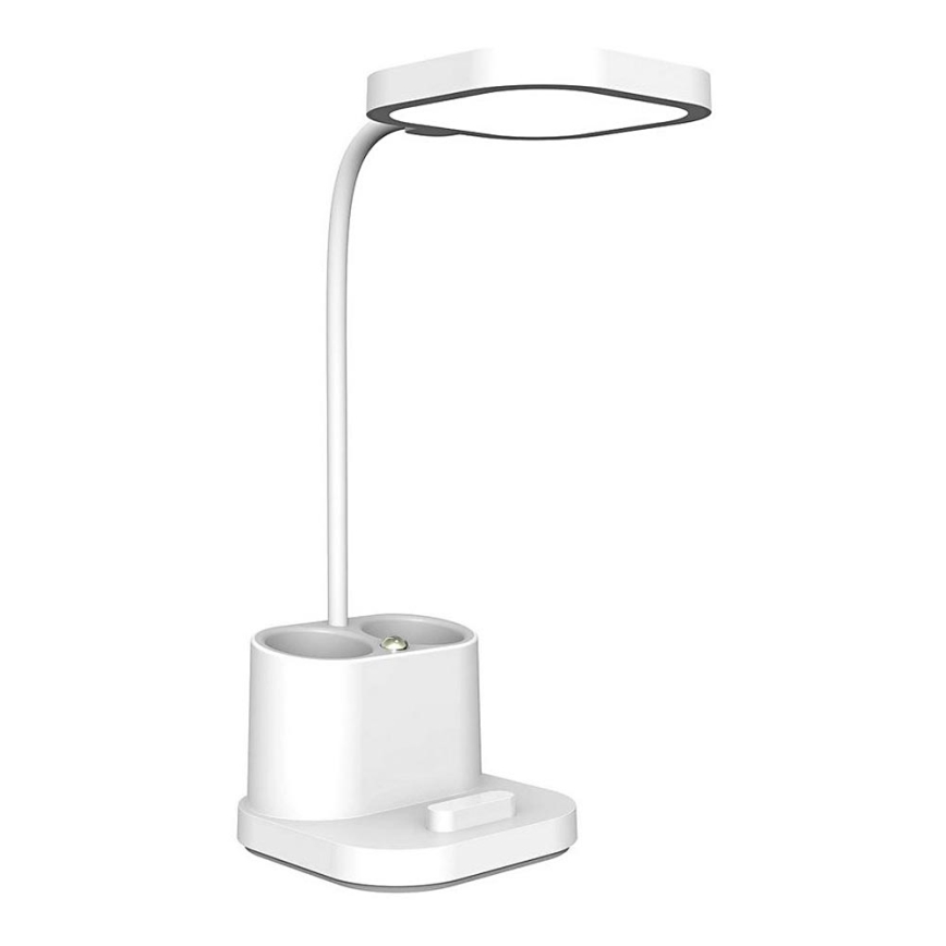 LED-himmennettävä latauspöytälamppu pidikkeellä ja virtapankilla LED/5W/5V 2400mAh