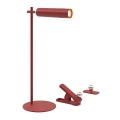LED himmennettävä magneettinen ladattava pöytävalaisin 3-in-1 LED/3W/5V 4000K 1500 mAh punainen