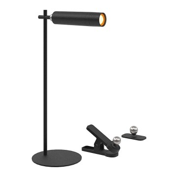 LED Himmennettävä magneettinen ladattava pöytävalaisin 3in1 LED/3W/5V 4000K 1500 mAh musta