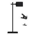 LED himmennettävä magneettinen ladattava pöytävalaisin 4-in-1 LED/3W/5V 3000-6000K 1800 mAh musta