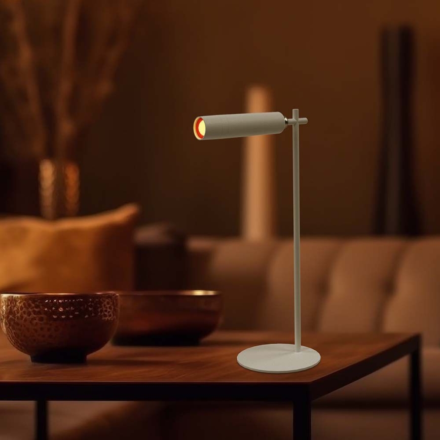 LED Himmennettävä magneettinen ladattava pöytävalaisin 3in1 LED/3W/5V 4000K 1500 mAh valkoinen