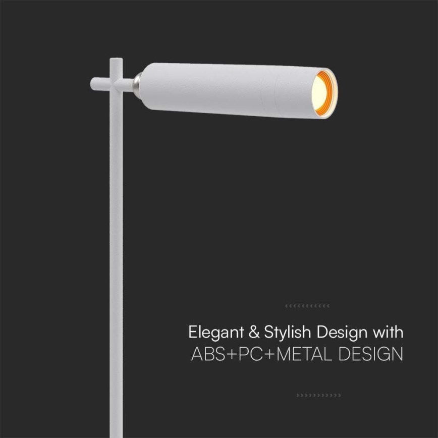 LED Himmennettävä magneettinen ladattava pöytävalaisin 3in1 LED/3W/5V 4000K 1500 mAh valkoinen