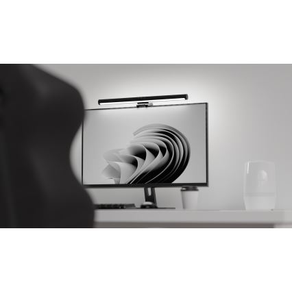 LED Himmennettävä näytön valaistus LEVANO LED/5W/5V 3000-6000K musta